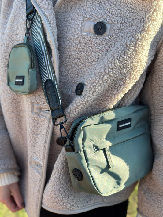 Green Dog Walking Bag