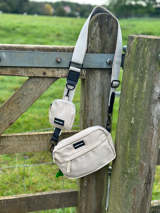 Cream Dog Walking Bag