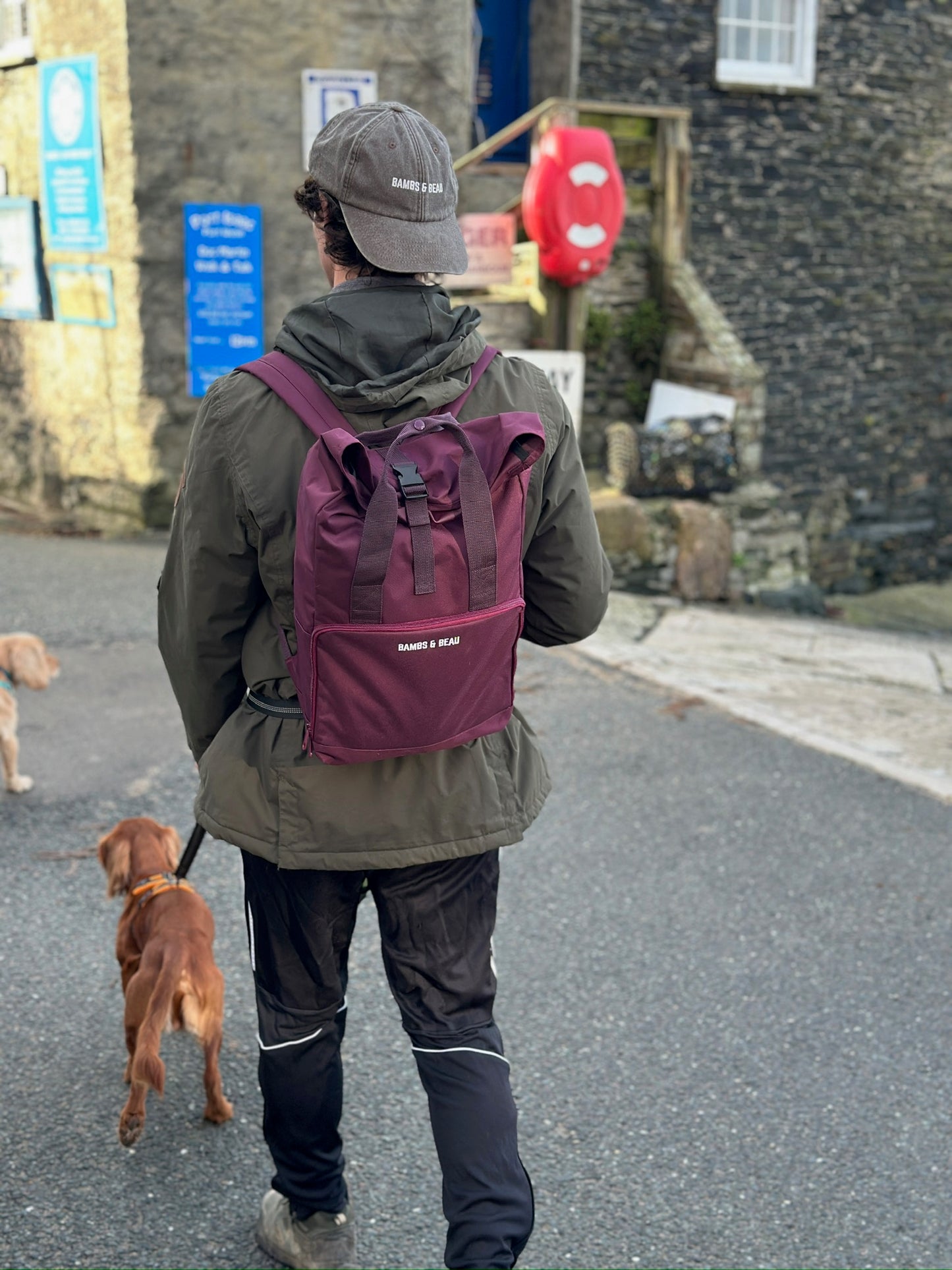 Burgundy Rucksack