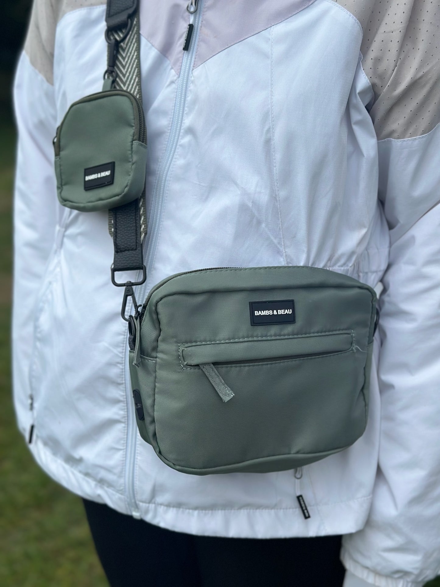 Green Dog Walking Bag