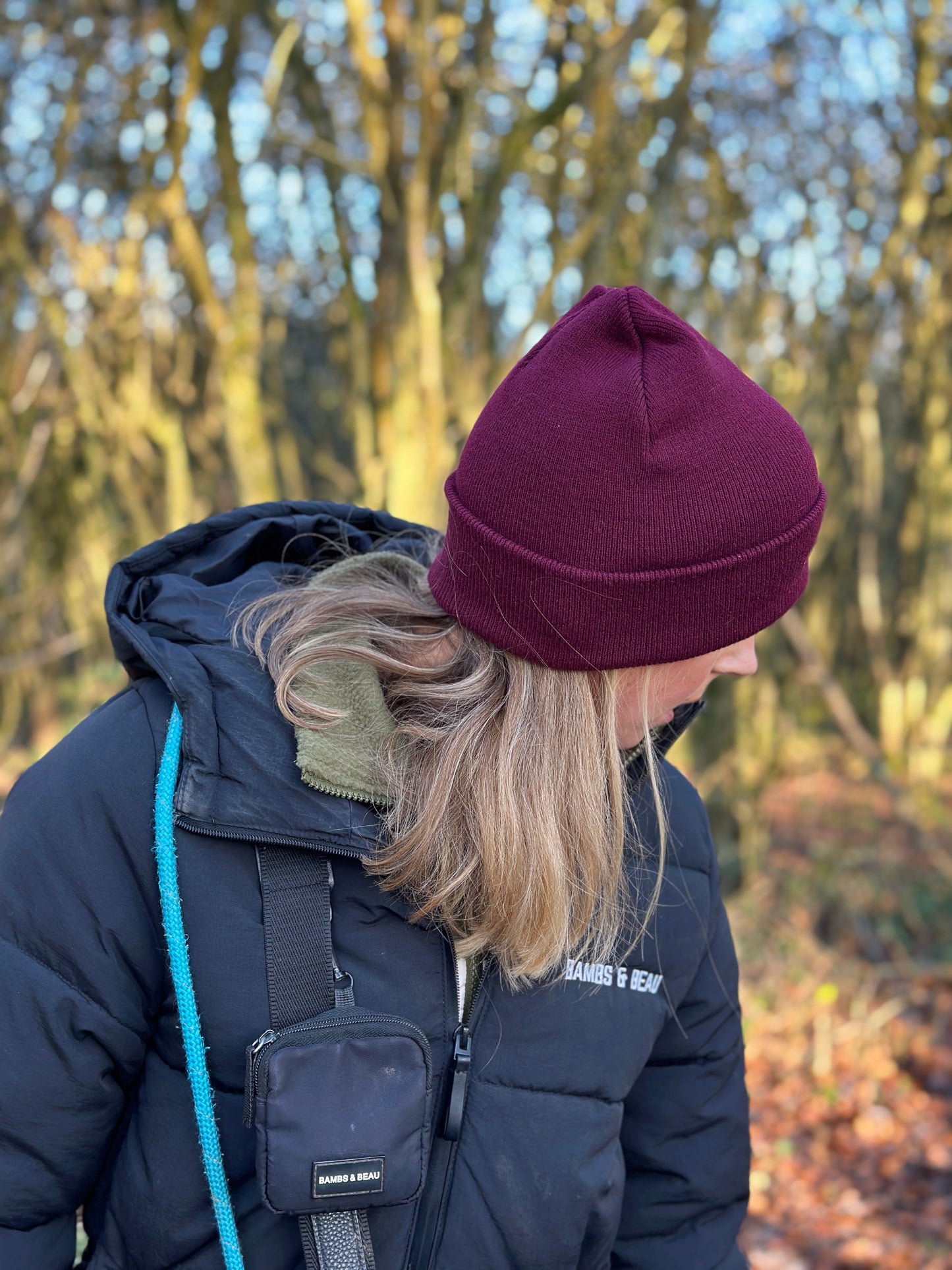 Burgundy Beanie