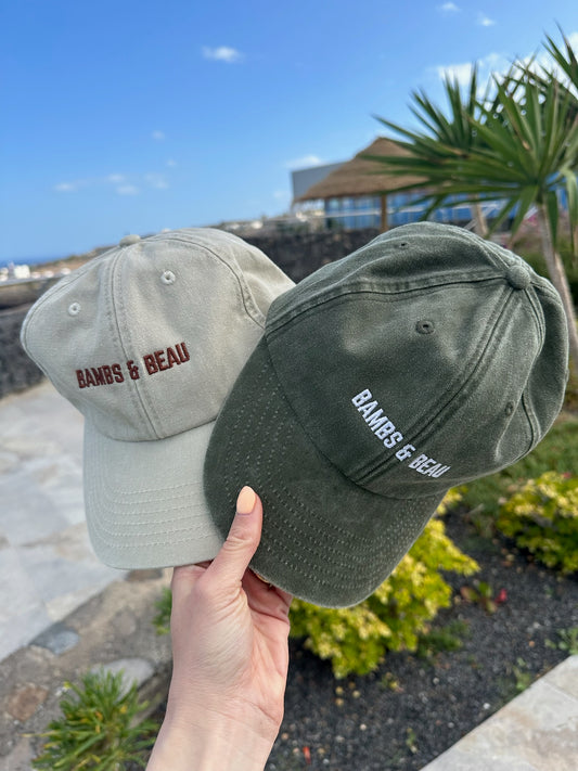 Cream Vintage Style Cap