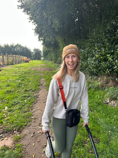 Black Dog Walking Bag