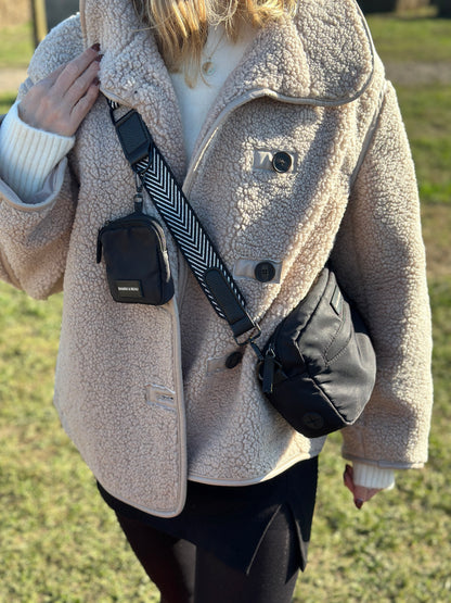 Black Dog Walking Bag