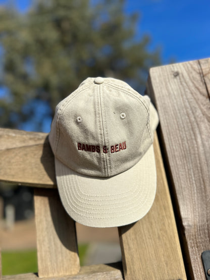 Cream Vintage Style Cap