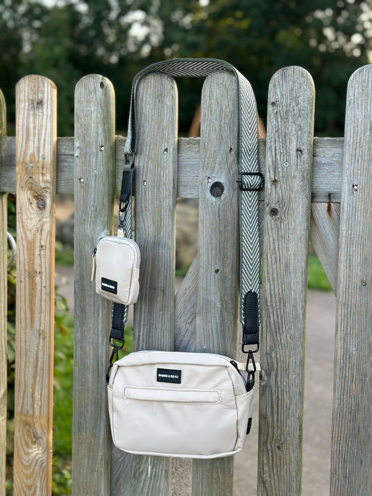 Cream Dog Walking Bag