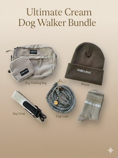Ultimate Cream Dog Walking Bundle