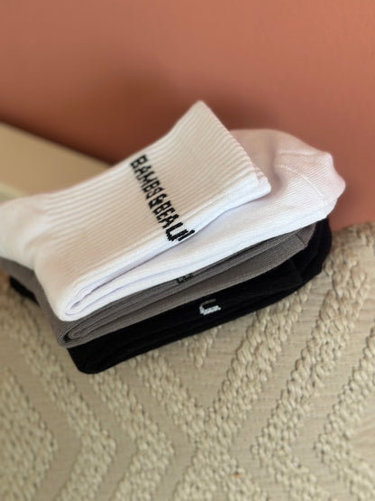 White, Black & Grey Sock Bundle