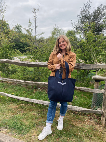 Navy Tote Bag